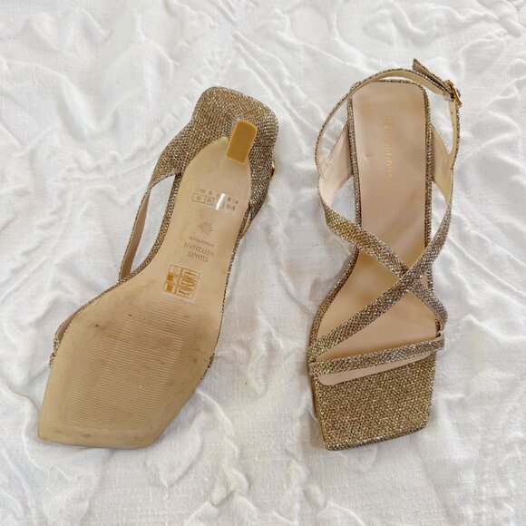 Stuart Weitzman Oasis 50 Slingback Sandal Size 9.5 New - Picture 5 of 7